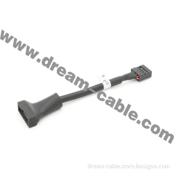 15cm Short USB 3.0 Female to USB 2.0 Female Adapter Cable